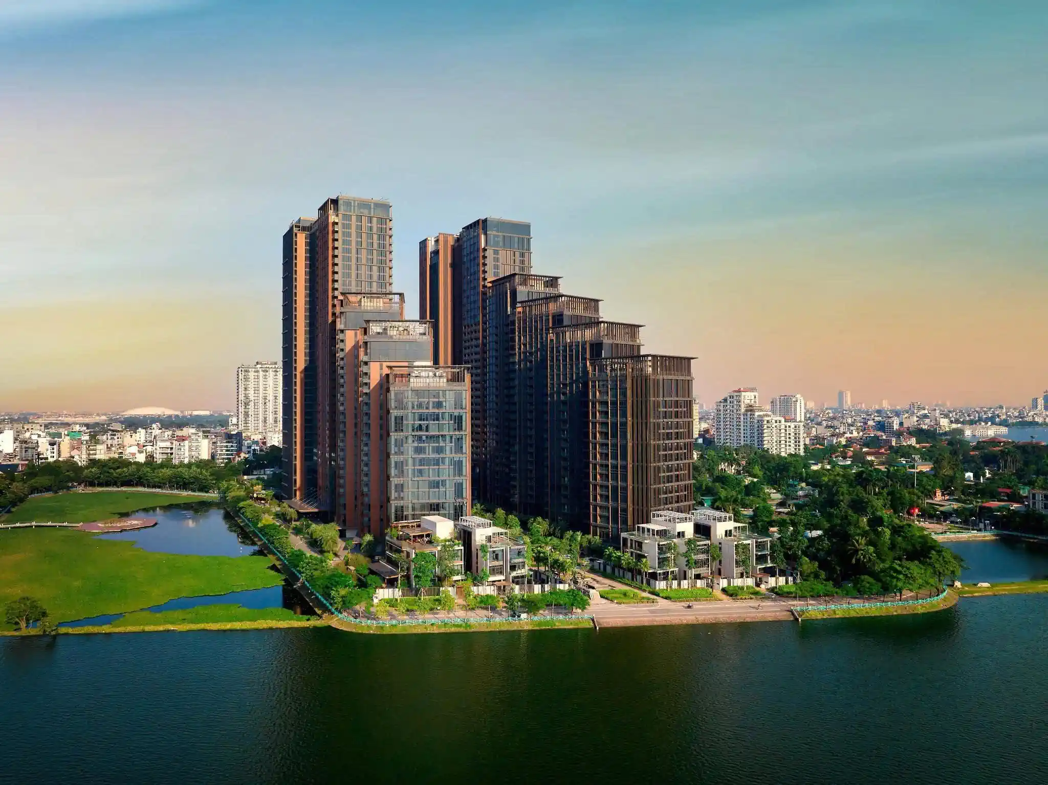 Phối cảnh Ascott Tay Ho Hanoi tại khu vực Tây Hồ View